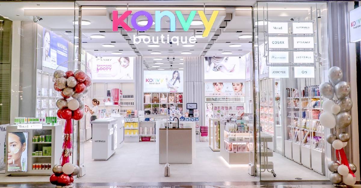 สัมผัส 7 แบรนด์สกินแคร์พรีเมี่ยม ที่ ‘Konvy Boutique’  เดสติเนชั่นความงามจากออนไลน์สู่ออนกราวด์