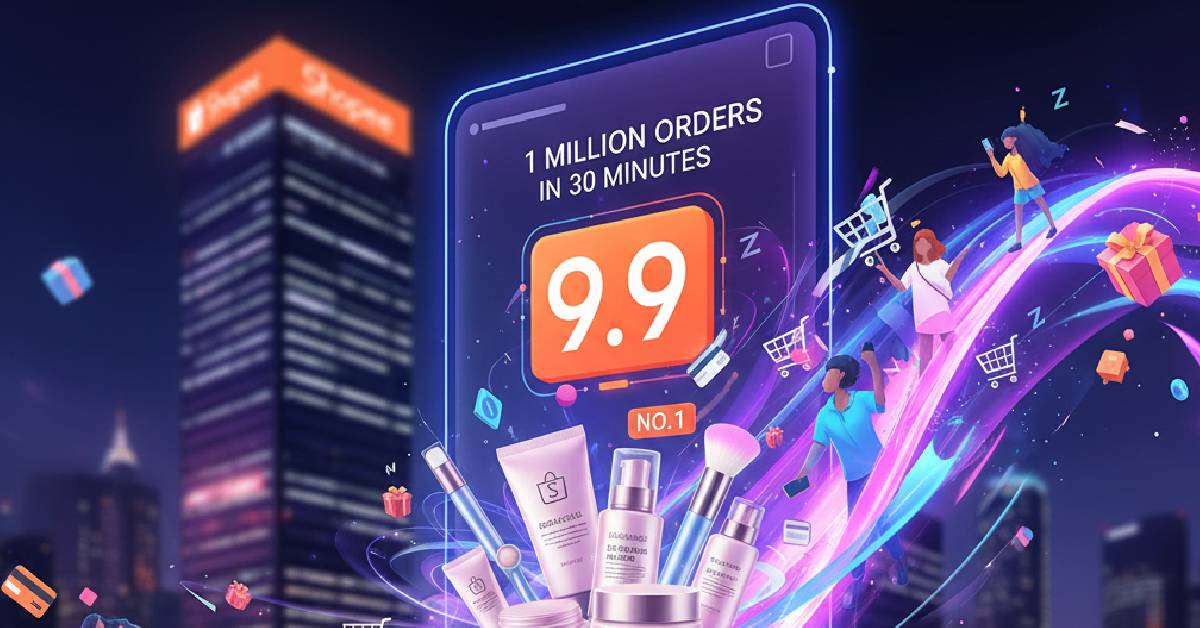 กำลังซื้อไม่ได้แย่ ‘Shopee 9.9’ พุ่ง 1 ล้านออเดอร์ ใน 30 นาที ‘สกินแคร์’ No.1 สายช้อปเจนฯZ