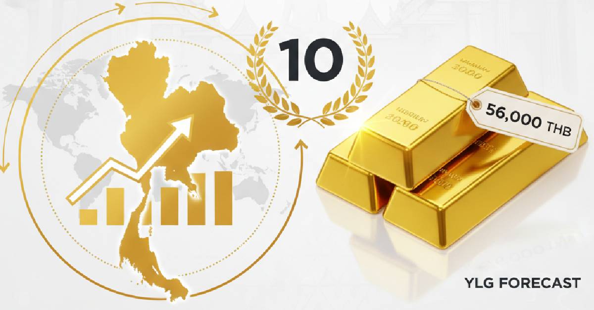 คนไทย ติด ‘ท็อป10’  ลงทุนซื้อทองคำเก่งสุดในโลก ‘YLG’ บอกปีนี้ลุ้นทองไทยแตะ 5.6 หมื่นบ.