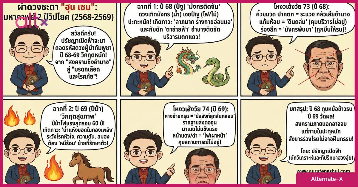 ผ่าดวง ‘ฮุน เซน’ มหากาพย์ 2 ปีวิปโยค จาก ‘สงครามชิงอำนาจ’ สู่ ‘มรดกเลือด-โรคภัย’