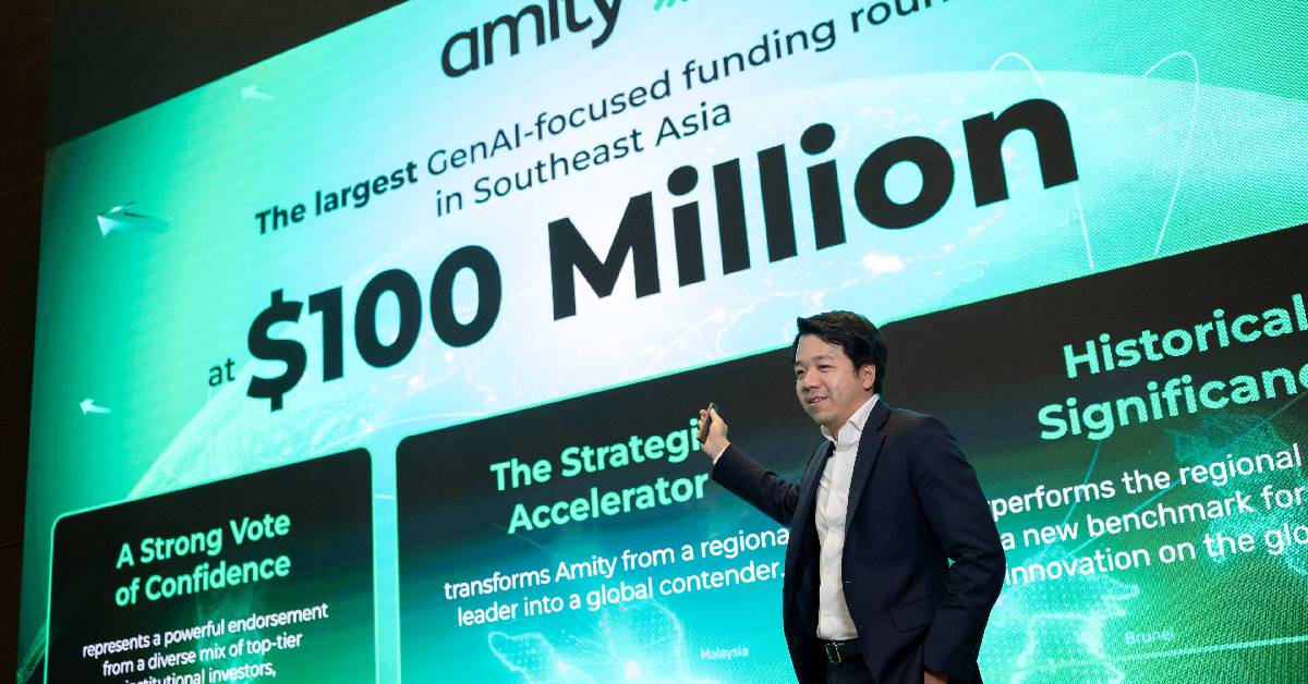 ‘อะมิตี้’ ระดมทุน 100 ล.USD รอบ Series D ด้าน GenAI สูงสุดในอาเซียน