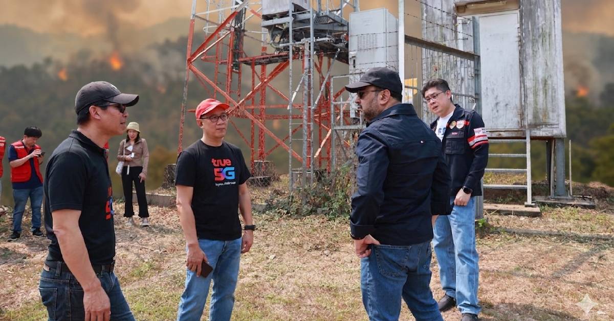 TRUE รับวิกฤตคุมไฟป่า-ฝุ่นPM2.5 ภาคเหนือ โครงข่าย5G-4G ต้องแกร่ง