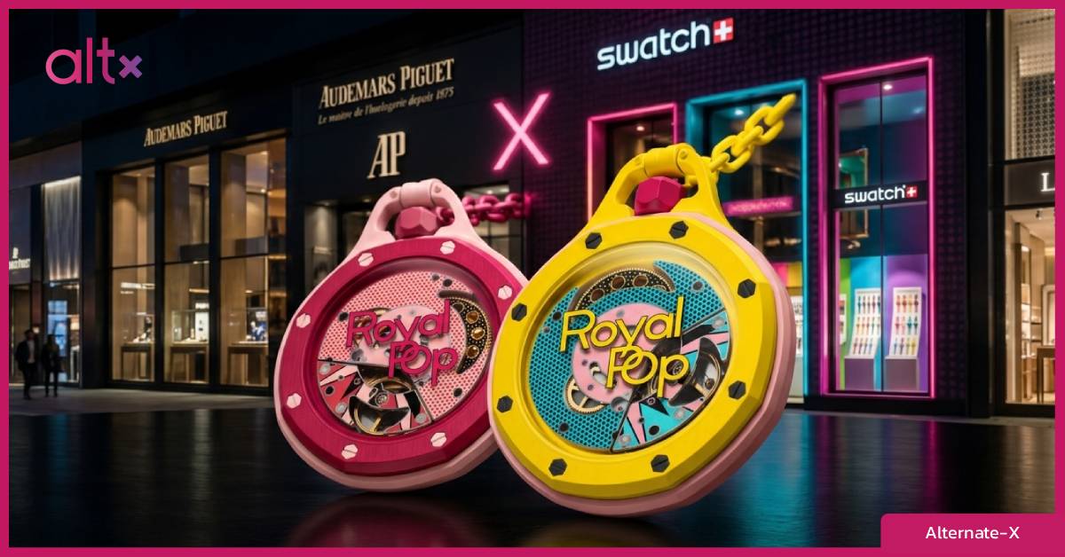 AP x SWATCH = ROYAL POP บันไดหรูขั้นแรก 1.4 หมื่นบาท พาไปหา GenZ