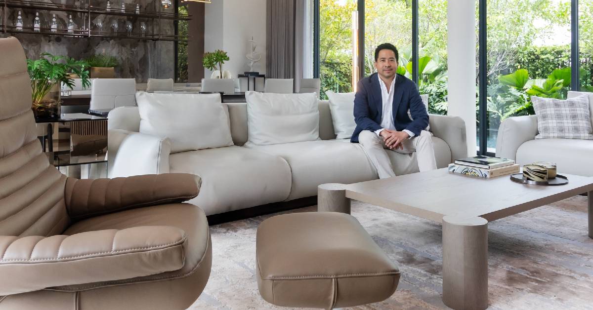 ปลาทู-ดิฐวัฒน์ อิสสระ ขายบ้านหรู 120 ล.แบบไม่ตะโกน แต่ให้ ‘Natuzzi Italia’ เล่าเงียบๆ