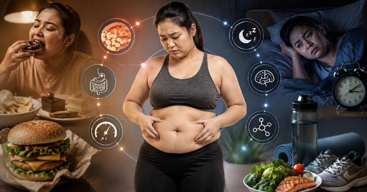 เมตาบอลิซึ่มพังหรือยัง? สะท้อนผ่านร่างกายไม่สมดุล เอวหนา-พุงไม่ยุบ-หิวเก่ง