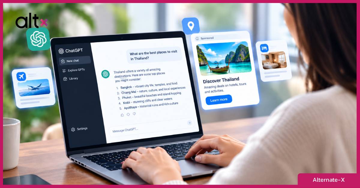 ไม่มีของฟรีในโลก! ChatGPT แทรกโฆษณาผ่านช่องแชต เปิดทางรายได้ใหม่