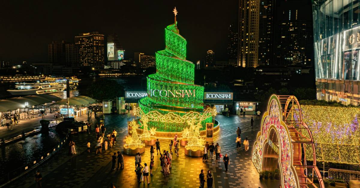 ไอคอนสยาม เปิดไฟต้นคริสต์มาสริมเจ้าพระยา ต้อนรับเทศกาลแห่งความสุข 1 พ.ย. – 25 ธ.ค. นี้