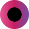 black on gradient circle